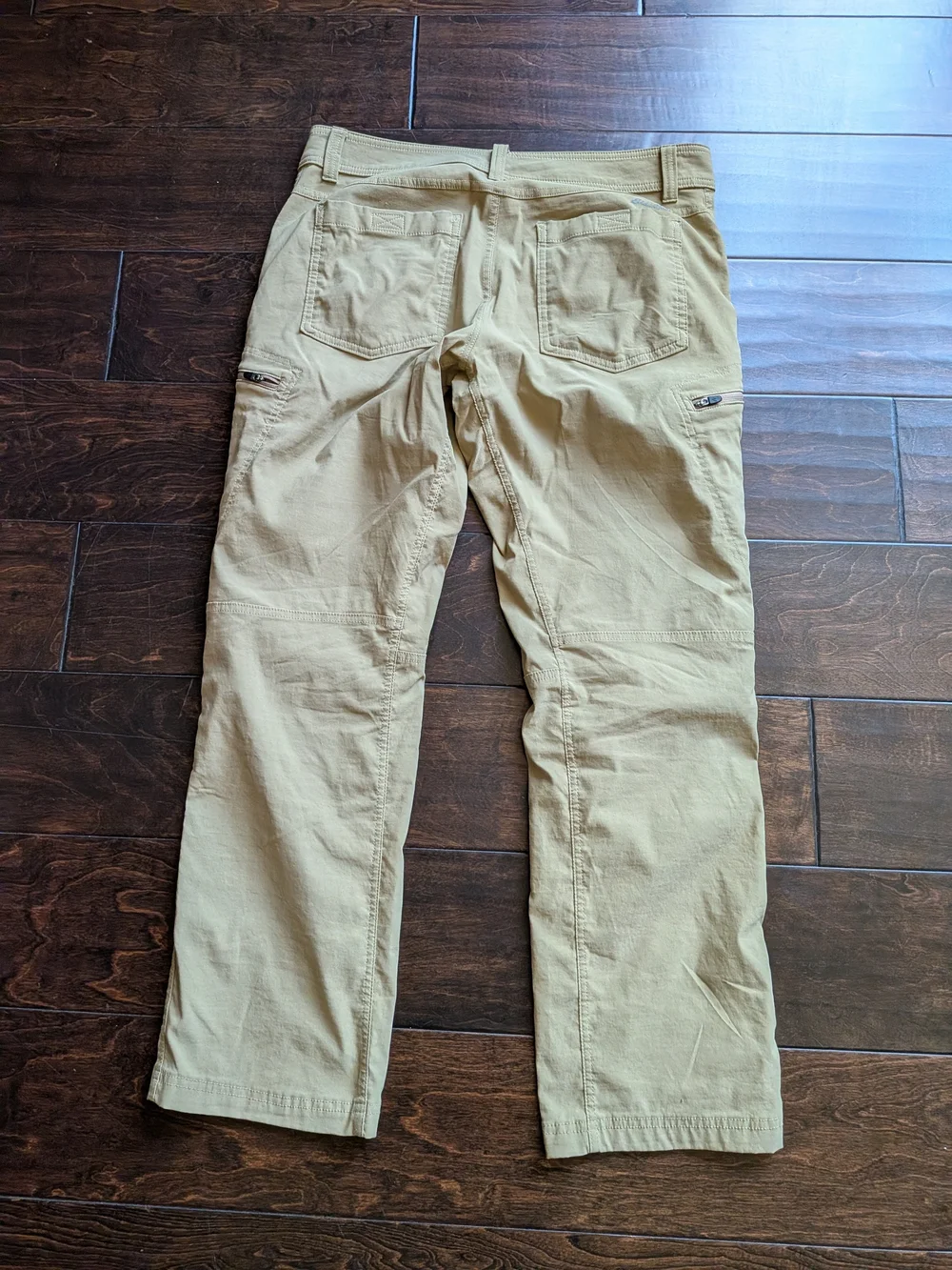 Eddie Bauer First Ascent Guide Pro Pants Mens 34x30 Tan Khaki Hiking